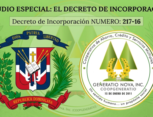 Decreto 217-16 Incorporación Cooperativa Generatio Nova, Inc.